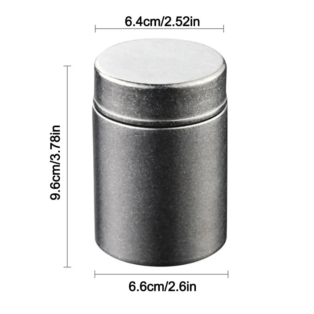 Picture 7: Portable Pure Titanium Tea Tin 260ml Large Capacity Sealed Tea Can Moisture-proof Tea Jar for Home&Travel