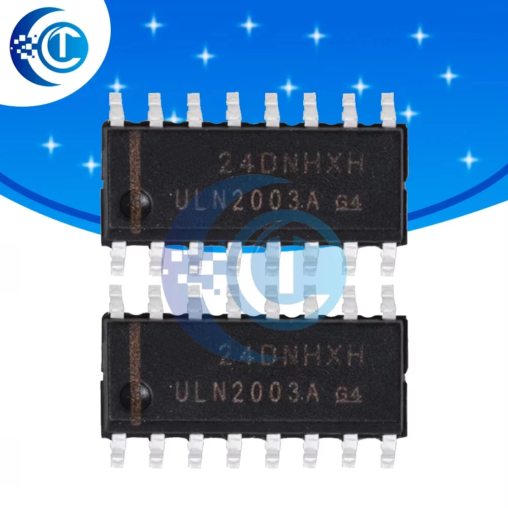 ULN2003ADR ULN2003A SOP‑16 SMD Transistor Array | New Original IC Integrated Circuit 10PCS