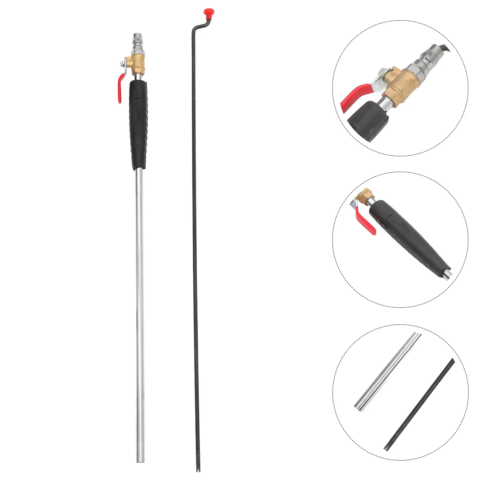 التضخم السريع ظرف الهواء سريع منفاخ الإطارات متعدد الوظائف هوائي قضيب شاحنة الإطارات تشاك مرفق ضاغط الهواء
