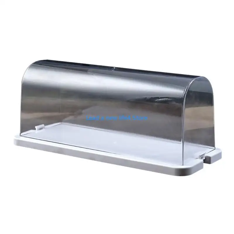 

Y55E Transparent Dessert Storage Box Dessert Cake Packaging Box Refrigerated Household Cake Roll Display Box