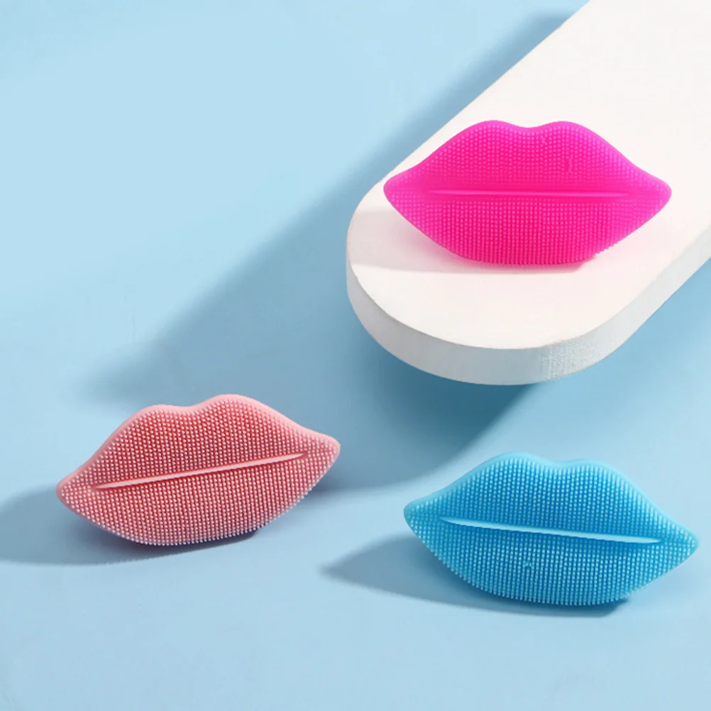 3 Stuks Gezichts Scrub Siliconen Lip Borstel Exfoliator Gezicht Wassen Scrubber Voor Schonere Matte Reiniging Man Miss