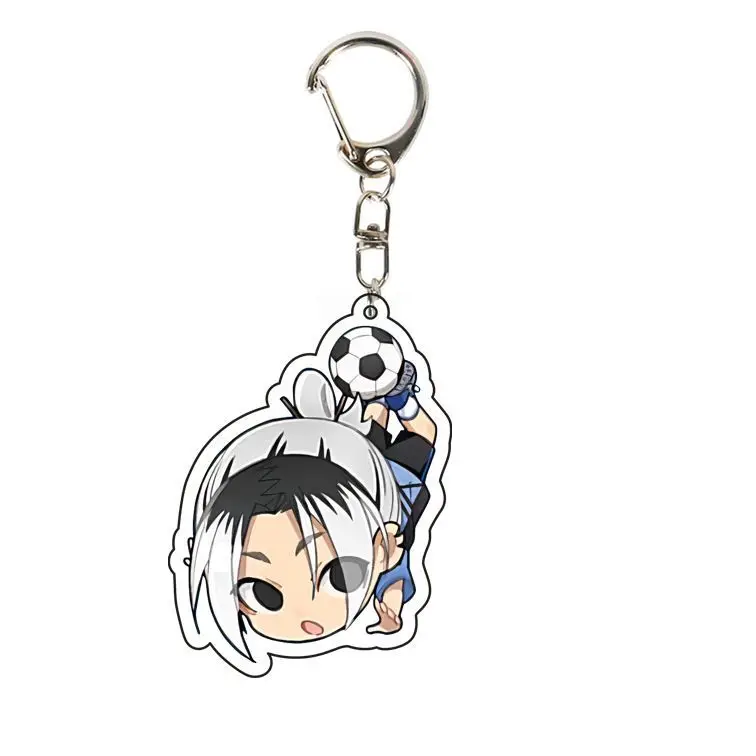 Blue Lock Isagi Yoichi Bachira Meguru Kunigami Rensuke Chigiri Hyoma Cosplay Acrylic Keychain Pendant Backpack Game Gift