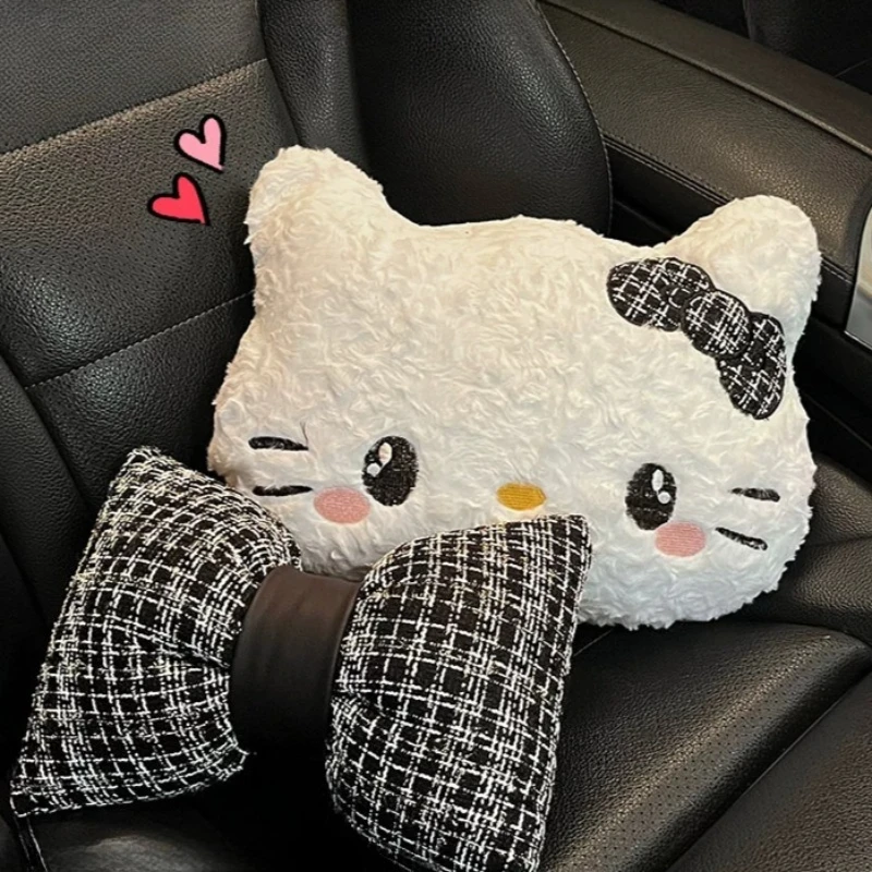 

Car Headrest Pillow Plush Doll Neck & Lumbar Support Cushion Adjustable Car Seat Pillow
