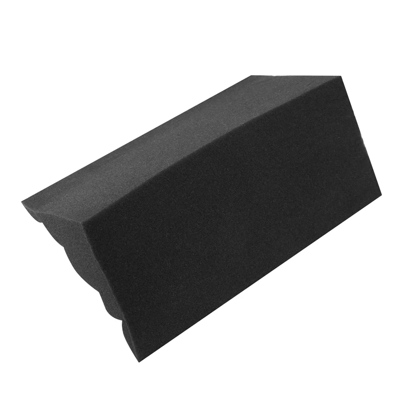 4Pcs/Set Acoustic Foam 3Pcs Bass Trap Wall Foam + 1Pc Square Sound Insulation Foam Flame Retardant High Density