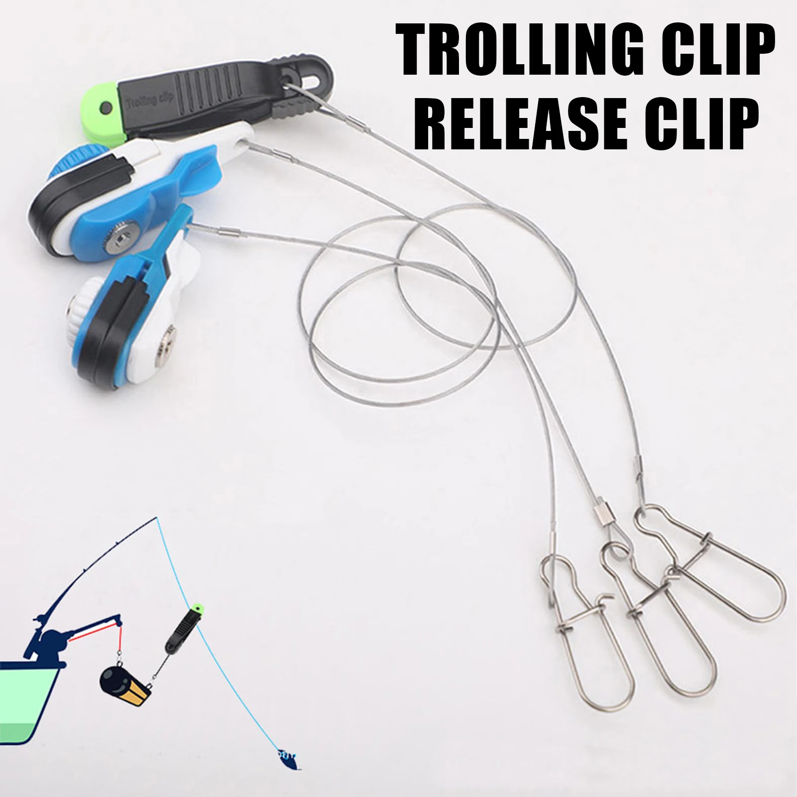 

Fishing Splitter Quickly Release Hook For Sea Fishing Fishing Line Release Clip Saltwater Adjustable Line Clip Fishing Tackles
