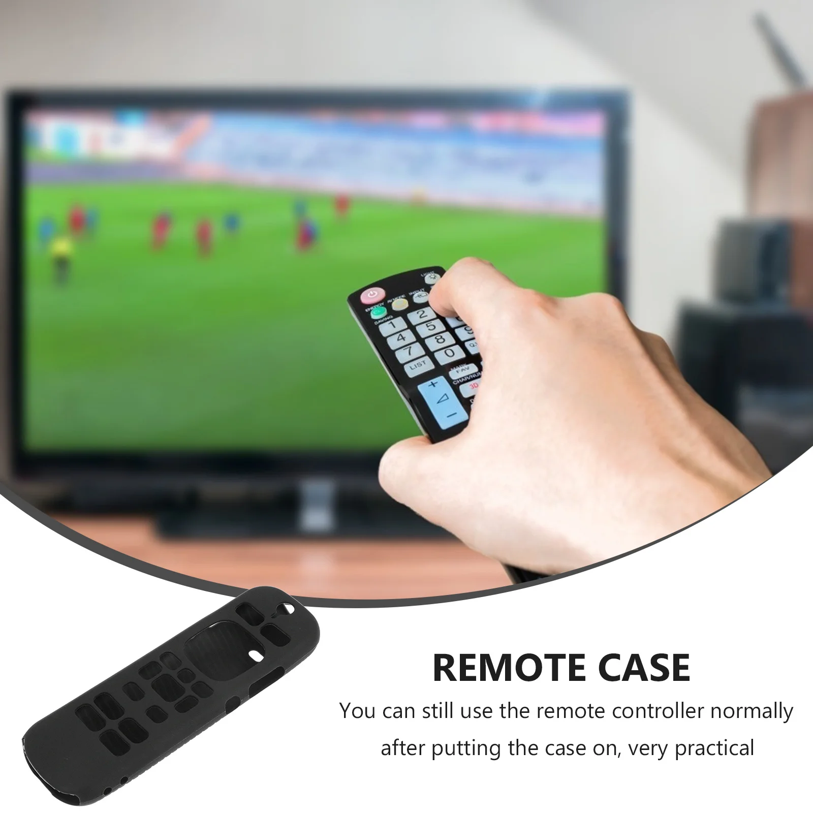 

Remote Controller Silicone Cover Compatible With Tcl Voice Remote Pro Shockproof Protective Shell For Full Access Slim Fit