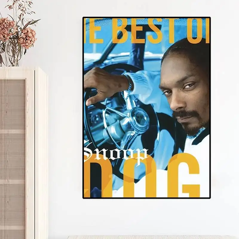 Rapper S-Snoop D-Dogg POSTER Prints Wall Painting Bedroom Living Room Wall Sticker Small