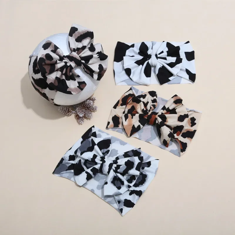 

New Baby Headband Leopard Pattern Hair Wrap Headband Baby Turban Girl Hair Accessories Boho