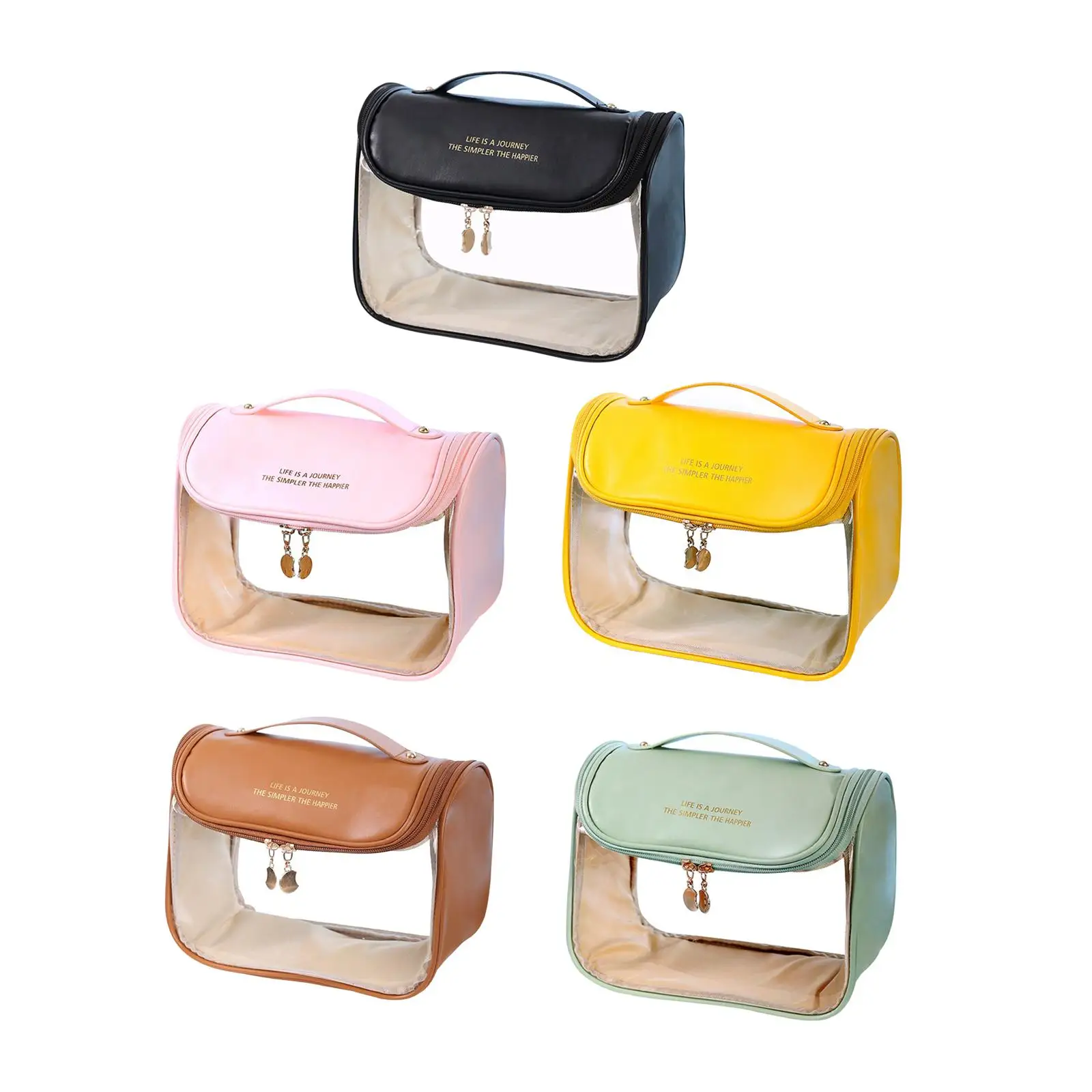 

Travel Toiletry Bag Travel Storage Pouch with Handle/ Make up Organizer