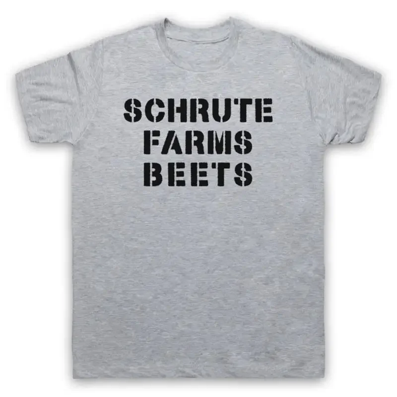 Camiseta no oficial de Dwight de The Office US SCHRUTE FARMS BEETS para hombre y mujer