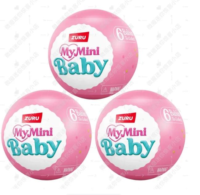 New Zuru Mini Baby Ball Blind Box Tent Twins Doll Surprise Ball Genuine Happy Birthday Special Edition Baby Mystery Box Gift To image 3