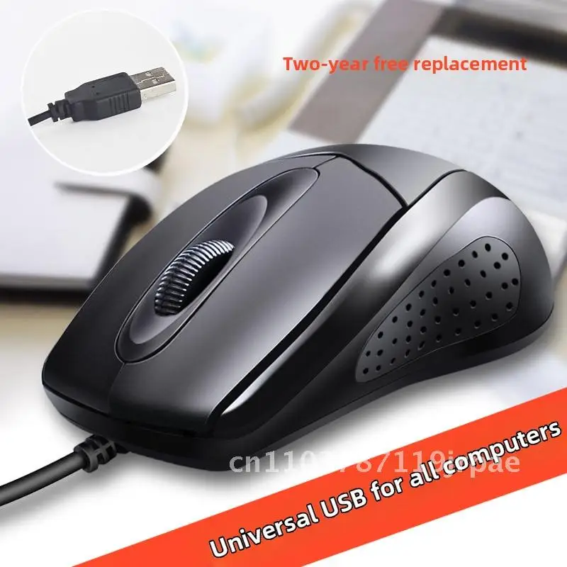 ماوس كهروضوئي سلكي للكمبيوتر المكتبي USB وPS2 واجهة بفتحة مستديرة 3 أزرار 1200 ديسيبل متوحد الخواص ماوس إلكتروني ضوئي