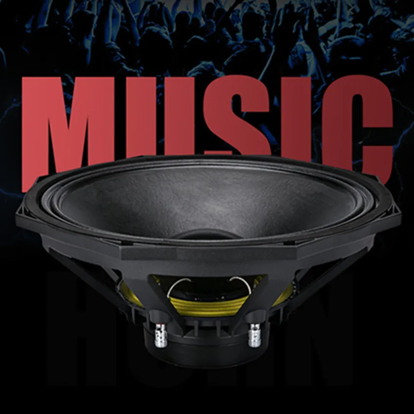 PA-050 Professional Audio 15 Inch Middle Bass Woofer Speaker Unit 100mm NdFeB 97 Magnetic 8 ohm 500W 98dB