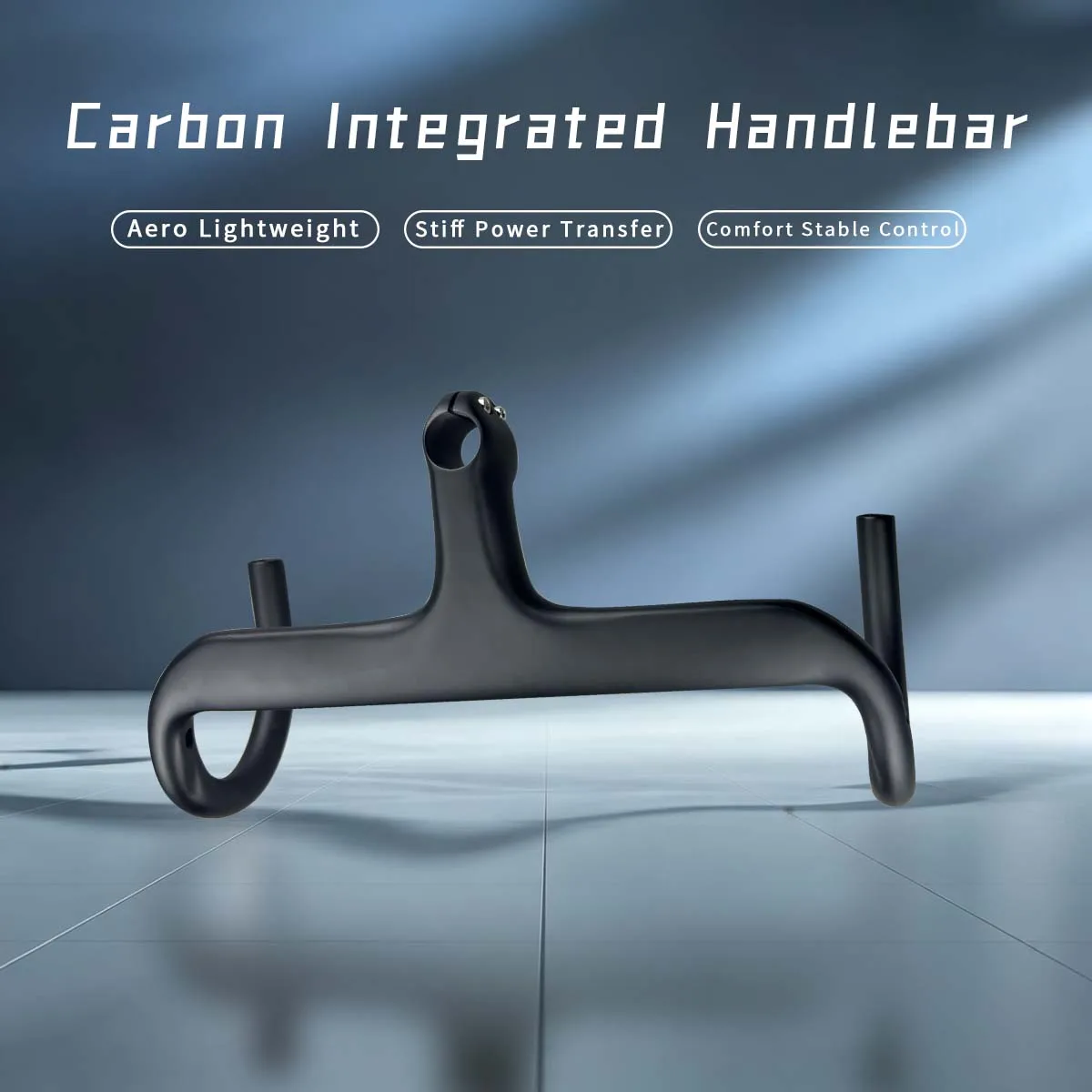 Ultra-Light Full Carbon Fiber Handlebar Road Bar Monolithic Forming  Lightweight High-Strength Fiber Composite