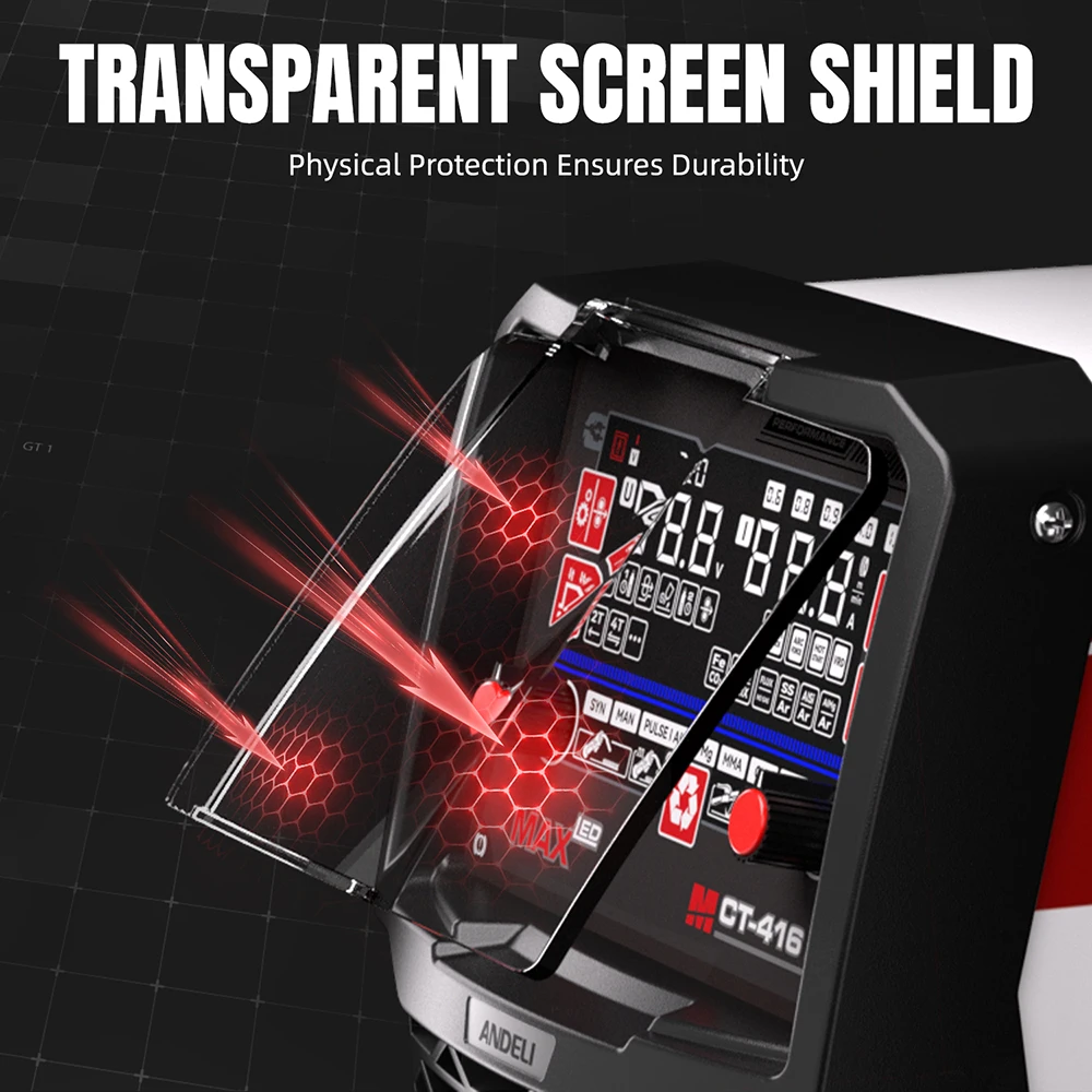 آلة لحام ANDELI MIG MIG Puls/HF TIG/HF TIG/Stick Multiprocess العاكس آلة لحام شبه أوتوماتيكية لحام الألومنيوم #6