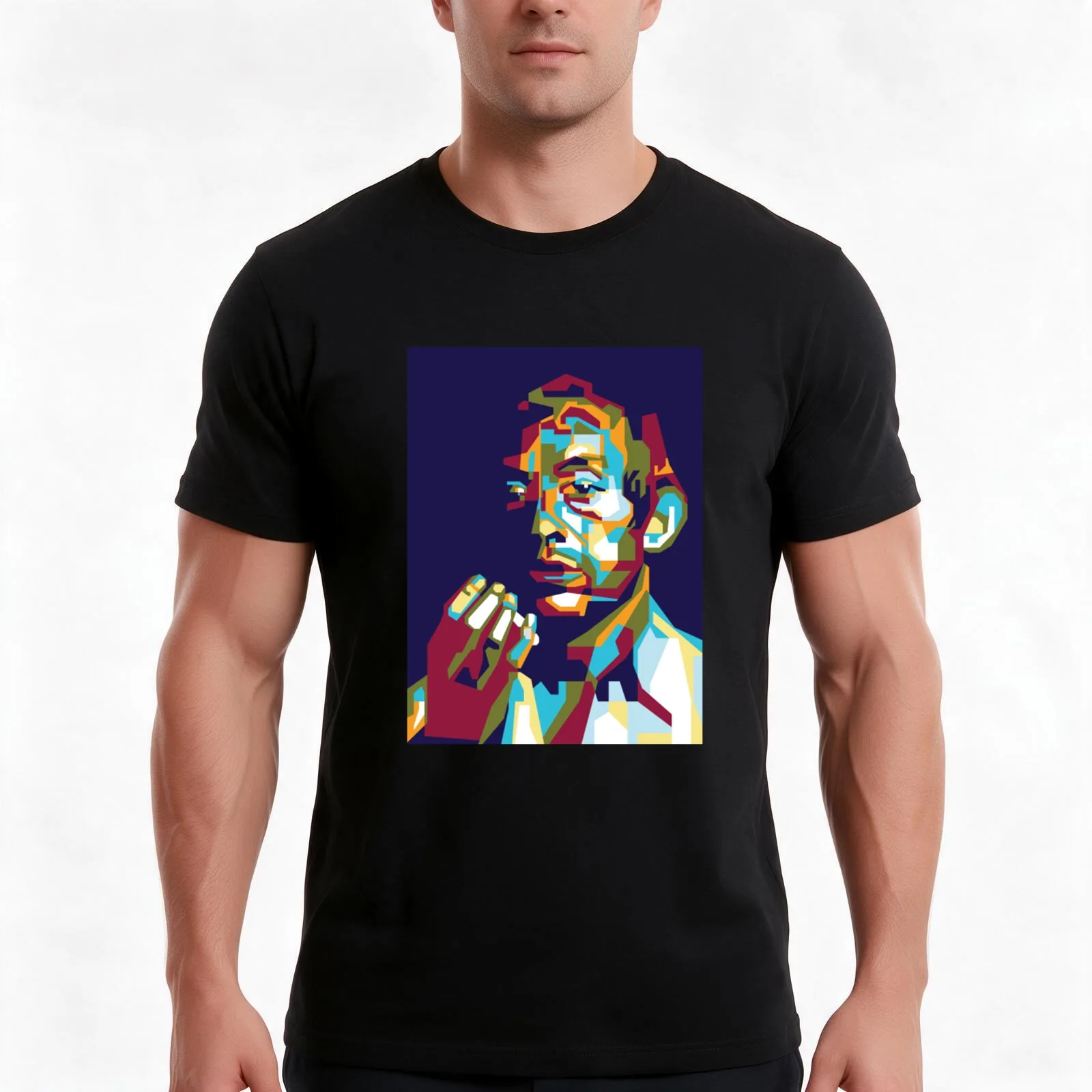 Serge Gainsbourg T-Shirt Summer Casual Cotton Tee Oversized Streetwear Tops Vintage Graphic Print Loose Fit Short Sleeve