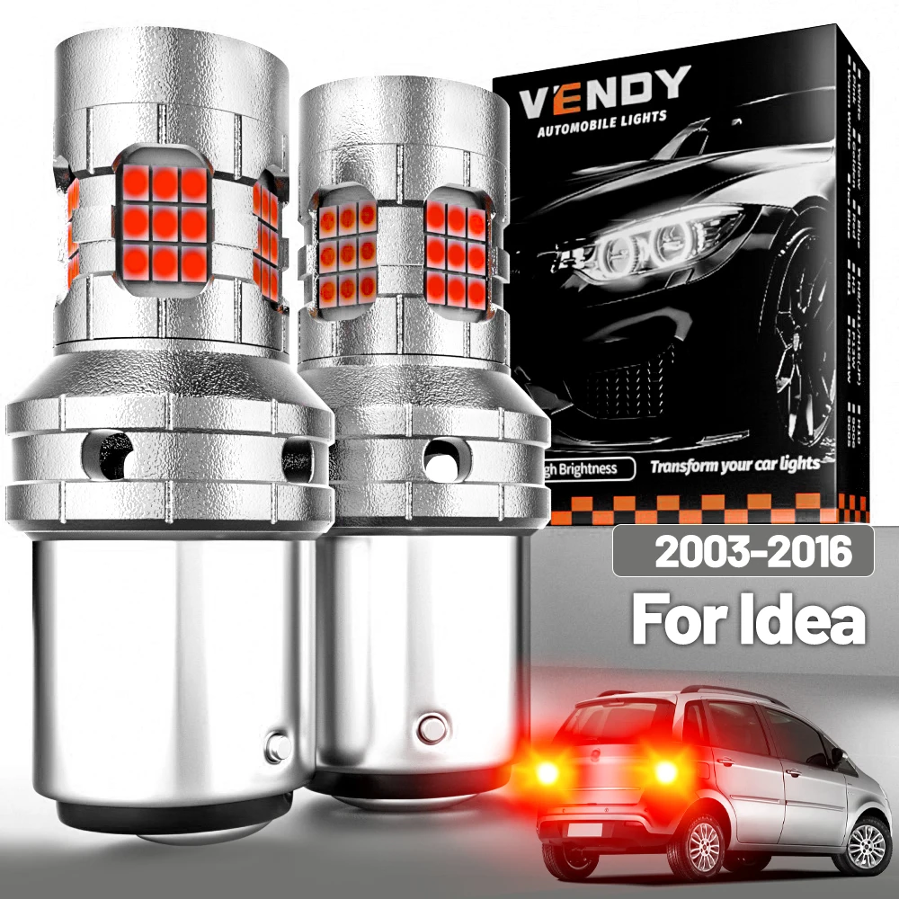 

2 шт. светодиодный стоп-сигнал для Fiat Idea 2003-2016 2004 2005 2006 2007 2008 2009 2010 2011 2012 2013 2014 2015 аксессуары Canbus