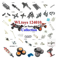 WLtoys 124010 RC Car Spare Parts Tires Shock Absorber Drive Shaft Steering Cup Differential Gear Swing Arm Remote Controller