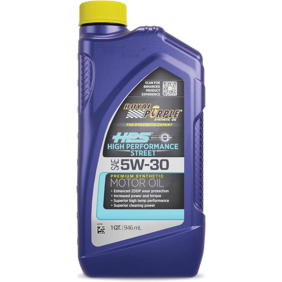 365306PK Olio motore sintetico HPS 5W30 con tecnologia Synerlec Additive 1 Quart (cassa da 6