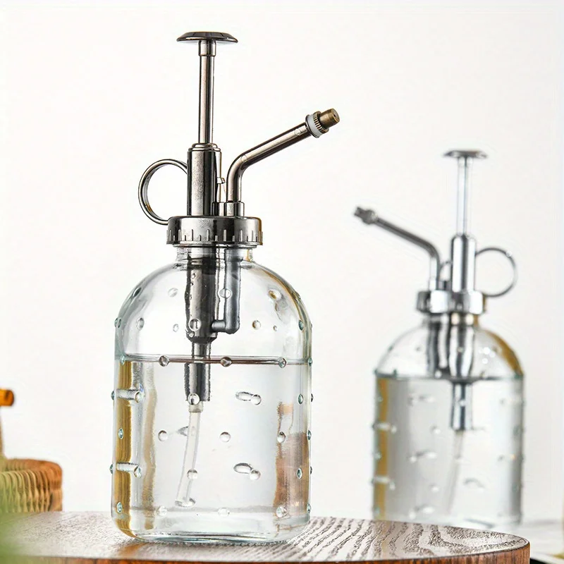 350ml Retro Nordic Pneumatico Giardinaggio Bollitore per irrigazione domestica Irrigazione Disinfezione Annaffiatoio in vetro Bollitore per irrigazione della carne