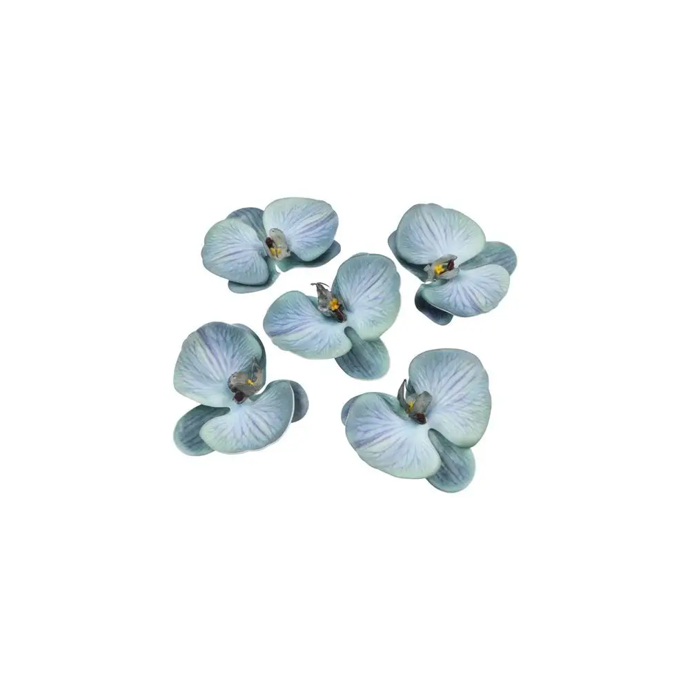 Brooch DIY Jewelry Making Craft Simulated Flower Headdress Hairpin Butterfly Orchid Flower Decoration Handmade Accessories Gift