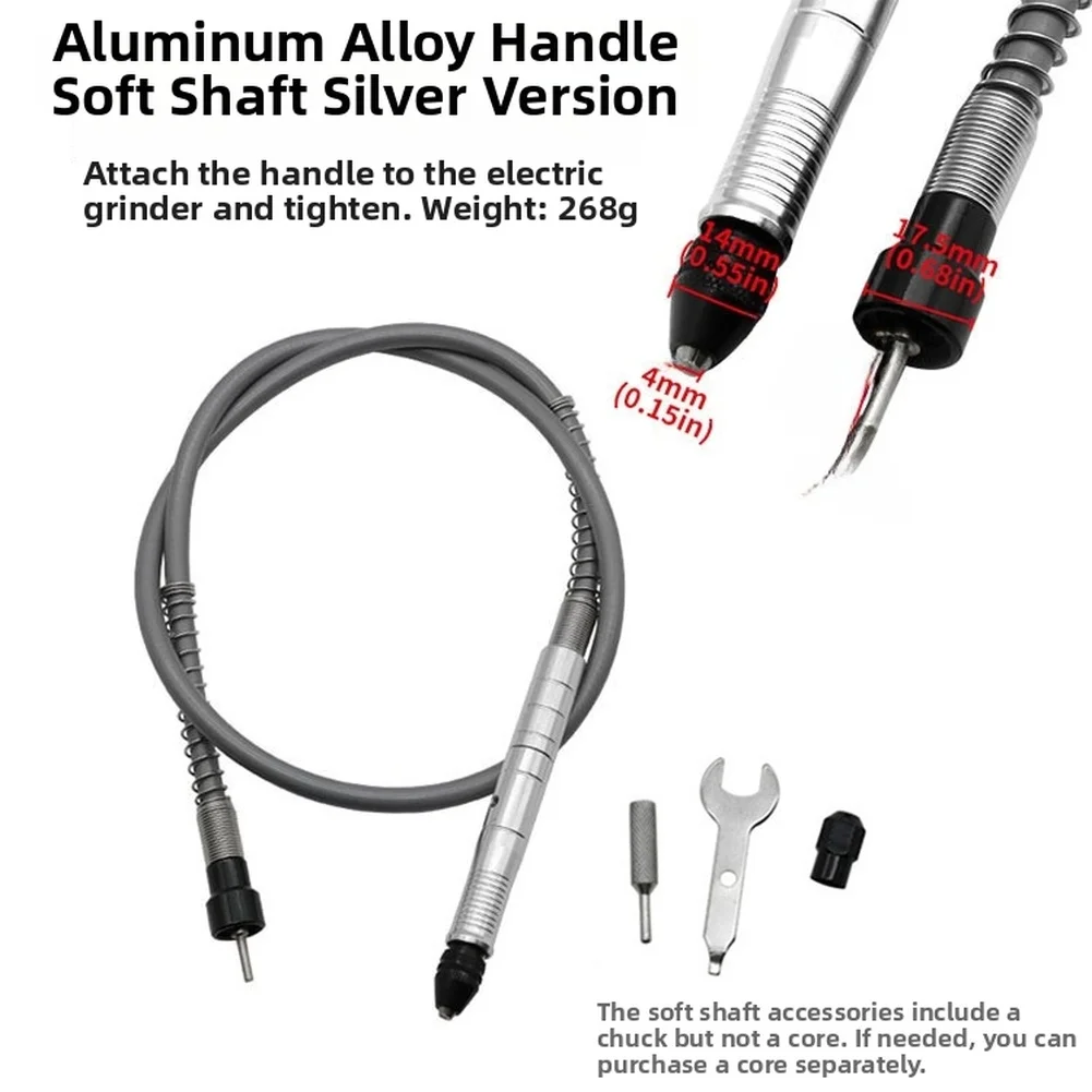 For Hard-to-reach Areas Shaft Extension Tool Attachment For Power Tools Tool Part Rotating Chuck Clamping Range 0.3-3.5mm
