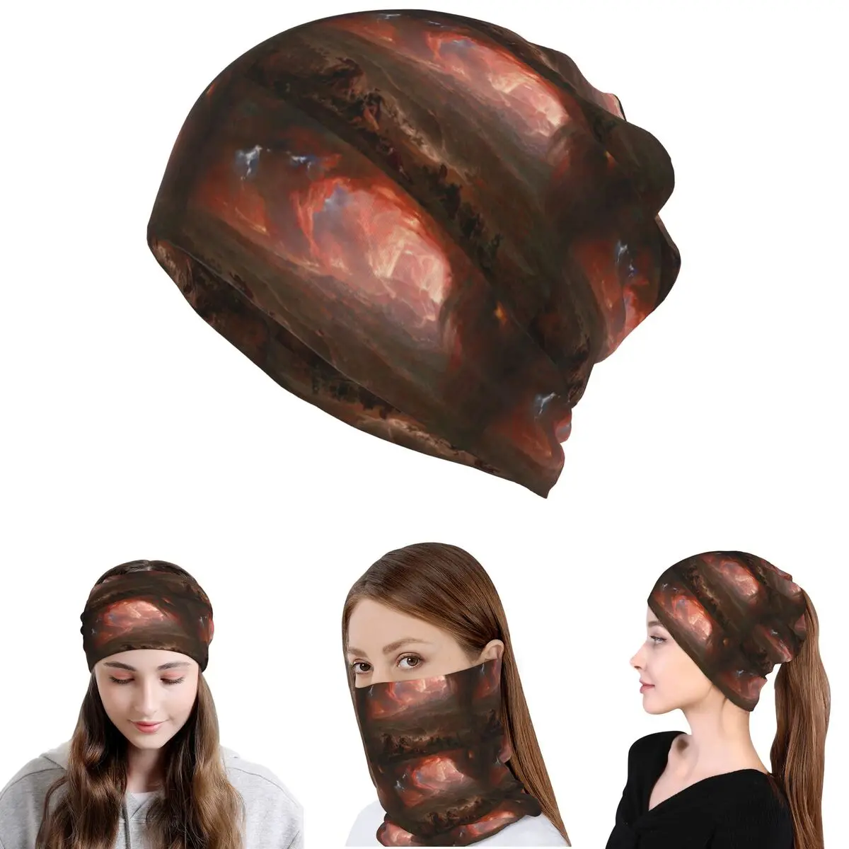 

The Destruction Of Pompeii And Herculaneum John Martin - 1822 Bandana Neck Gaiter Wrap Scarf Balaclava Beanies Hat Unisex Adult