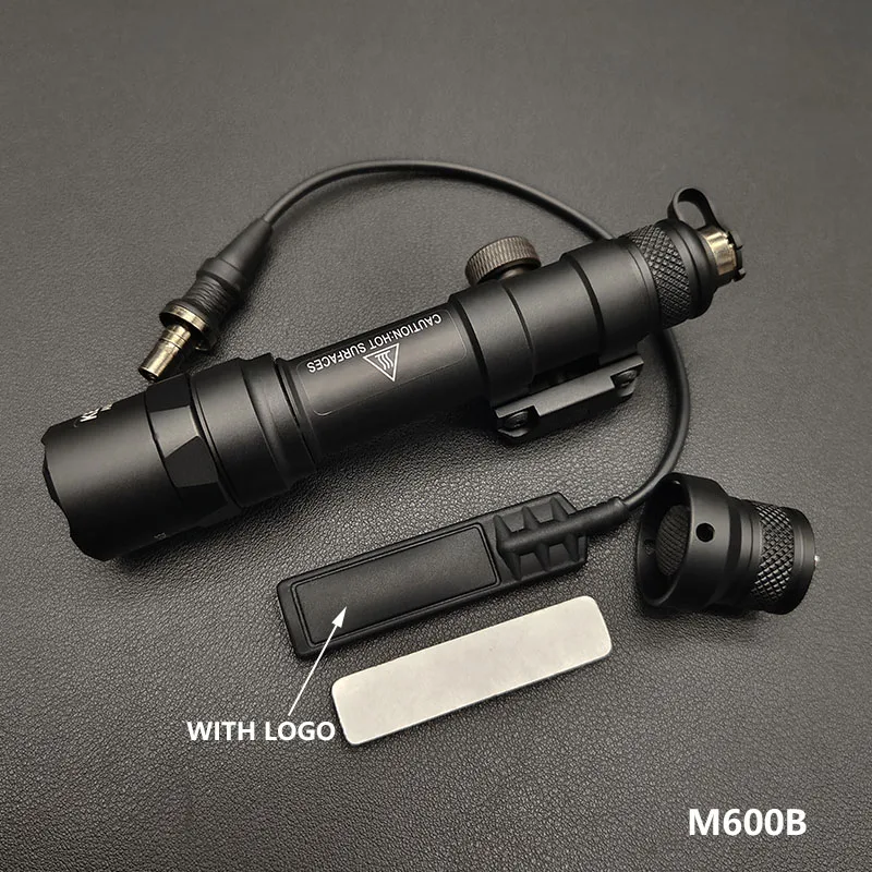 Taktisches M600B M300B Gewehrlicht M300C M600C Taschenlampe LED Jagd-Momentanschalter für M-System/20MM-Schiene