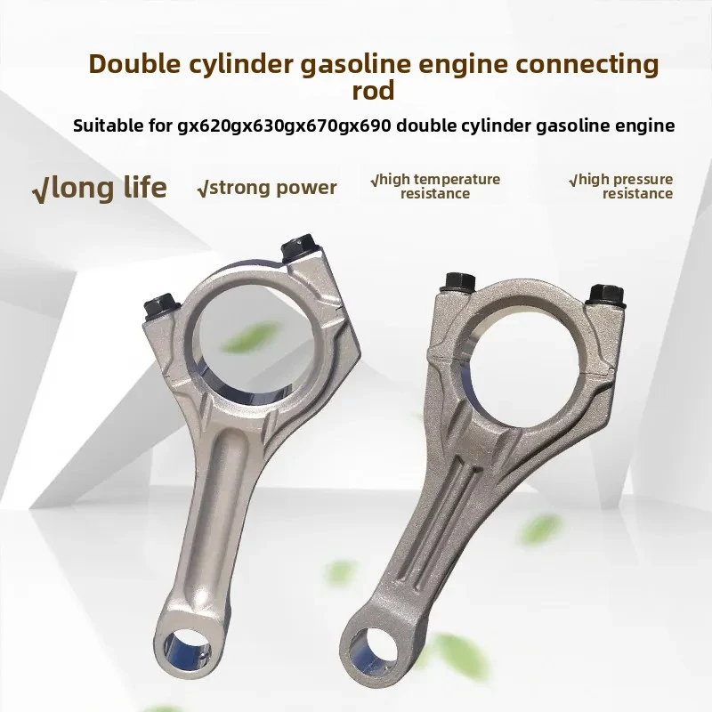 XMSJ Crankshaft & Connecting Rod Assembly for V-Twin Generator, Fit Honda GX620 GX630 GX690 Lifan 2V77 2V78 SHT11500 10KW Power