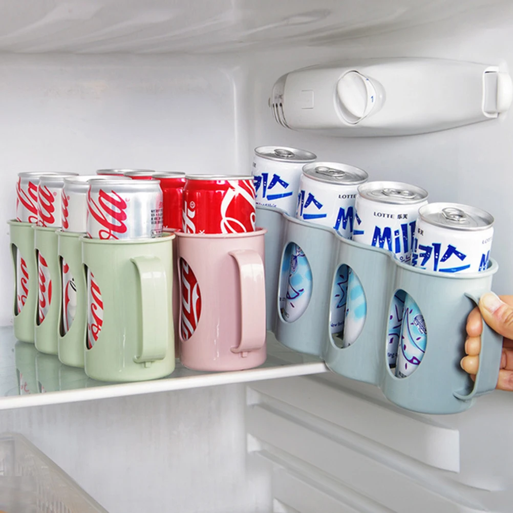 

refrigerator organizer beverage can storage box plastic storage box hand pull type organizer bottle organizer
