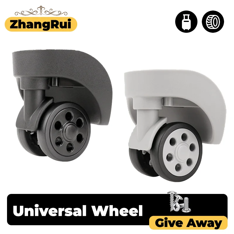 Luggage Wheel Accessories Quiet Wear-Resistant Design Derailment-Proof High-Strength Quiet Luggage Wheels