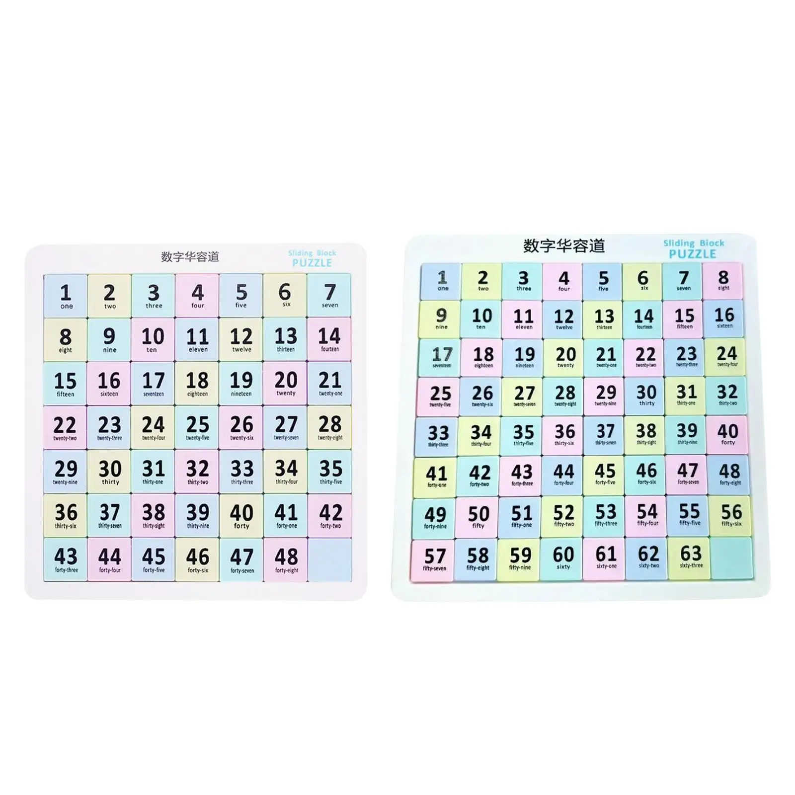 Magnetic Number Sliding Puzzle Learning Games Educational Travel Toy IQ Game Brain Teaser for Kids Boys Girls Birthday Gift