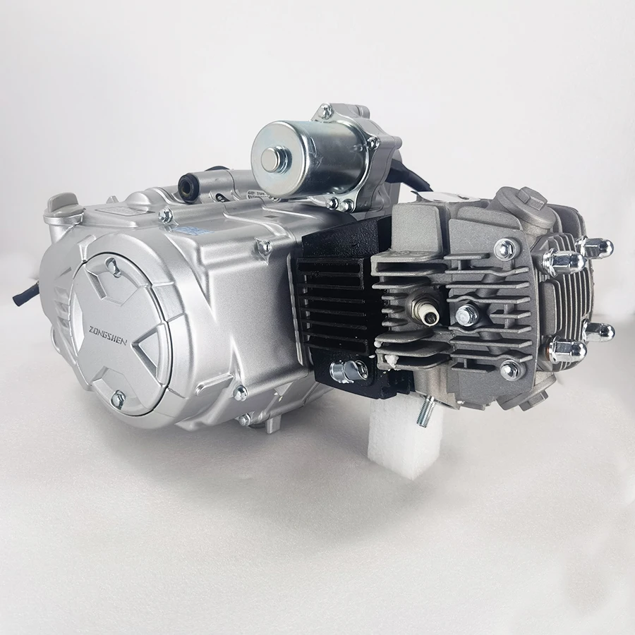 Zongshen 125CC ATV Engine Assy Semiauto clutch 3 Forward and 1 Reverse Gear for SUNL TAOTAO PEACE KANGDI EGL CHINA ATV QUAD BIKE