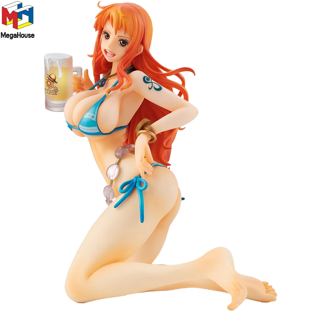 

Megahouse One Piece портрет. Of.Pirates Nami Ver.BB_SP 20-я годовщина Ограниченная серия фигурка бискудзё Коллекционная модель игрушка