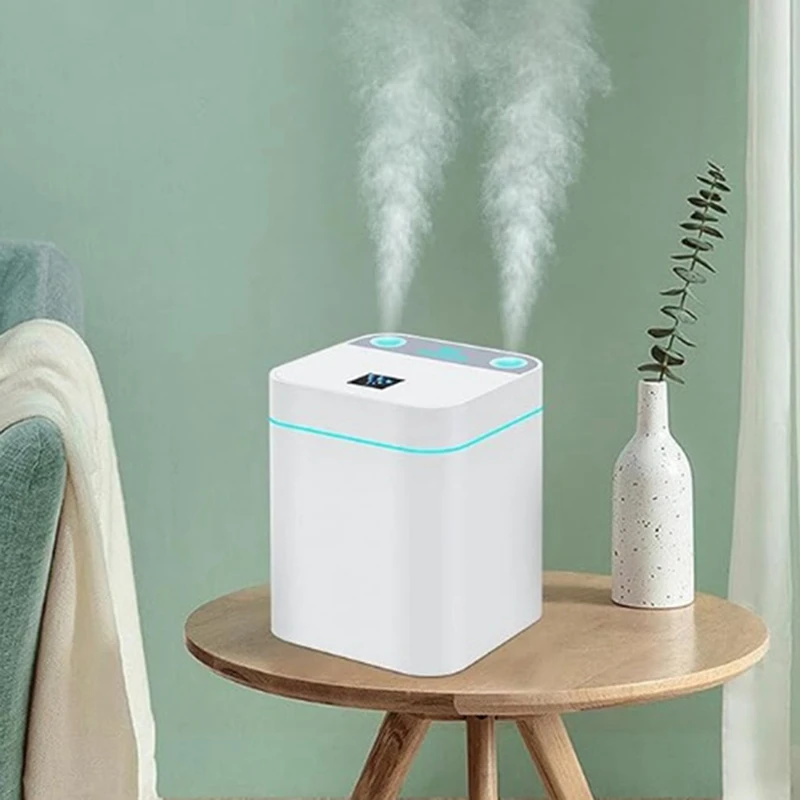 Humidifiers For Bedroom, Large Capacity Humidifier USB Mist Top Essential Oil Diffuser Desktop Humidifier Durable Blue