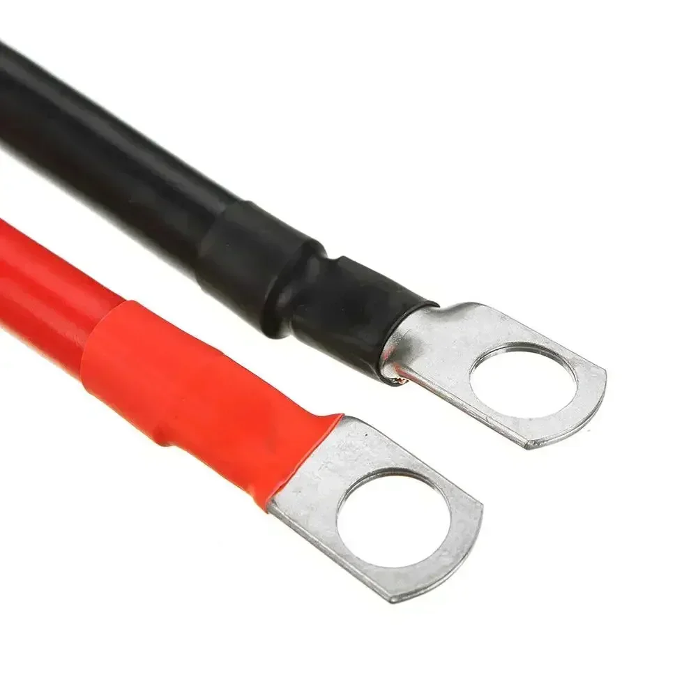 Connecteur de menuisier de batterie, fil CC, cosses de câble, rouge, noir, positif, négatif, accessoires de voiture, 19cm, 12V, 100 A