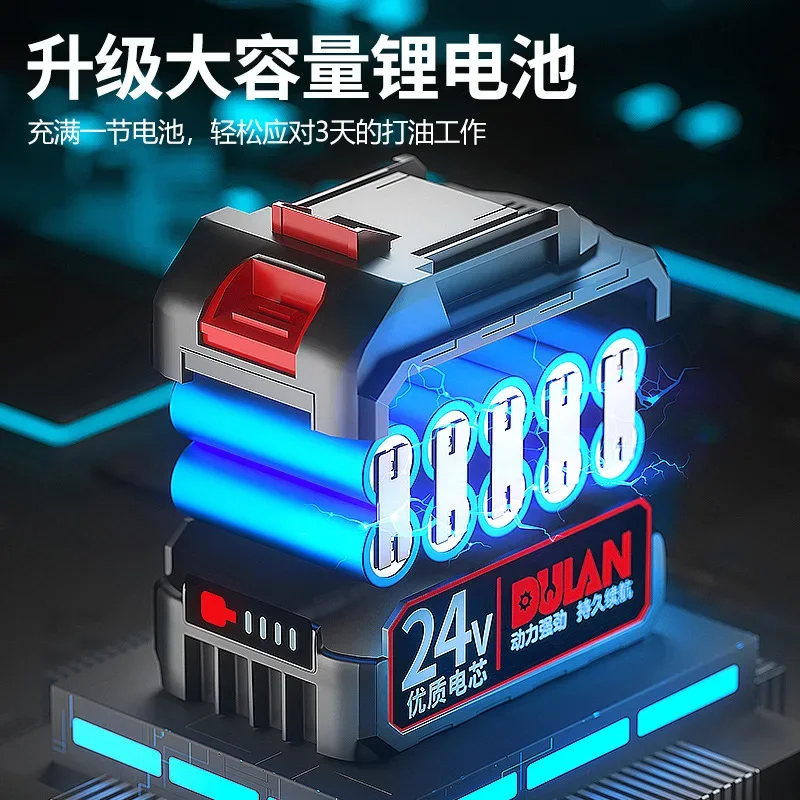 Premium Special For Electric Butter Gun Excavator New 24v Rechargeable Lithium Battery, Automatic High Pressure Butter Making Ar