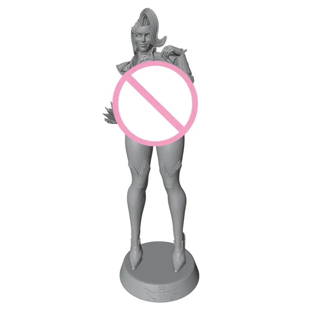 75mm100mm120mm150mm Anime Character Statue GK Miniature 3D Printed Gray Model Figurine DIY Doll Model Unassembled And Unpainted