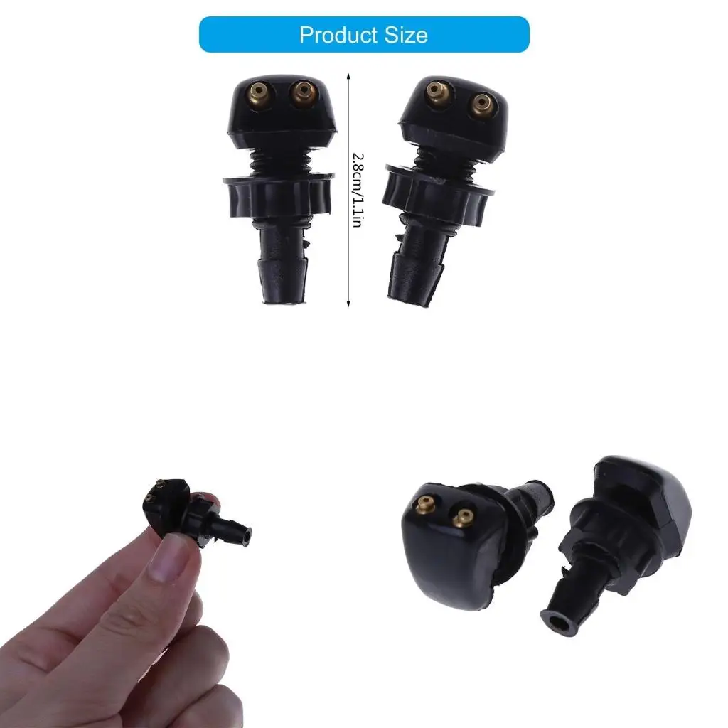 

Форсунка омывателя заднего стеклоочистителя лобового стекла, форсунка для окон, 2 шт.