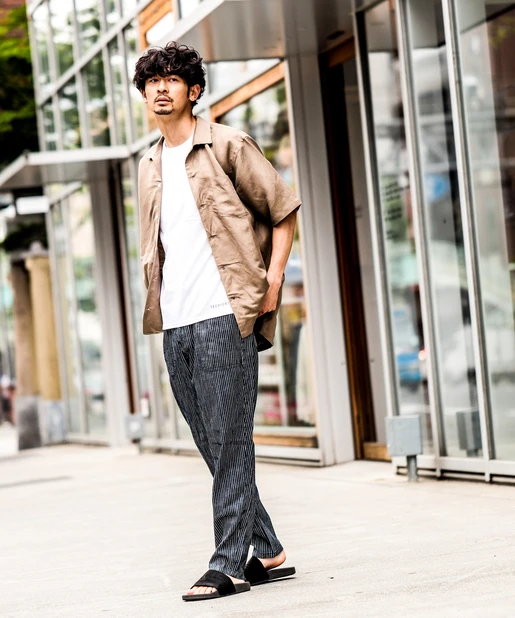 Trendy Cotton Casual Pants Loose Fit Washed Striped Autumn New Arrival Men's Fashion Urban Style Comfortable Long Trousers