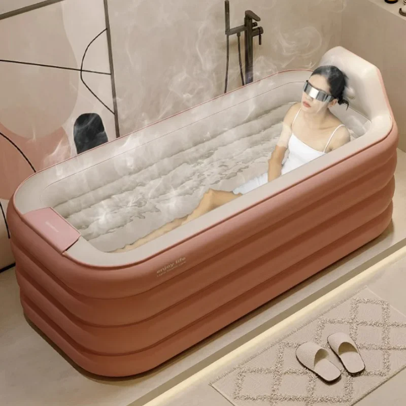 Plastic Bathtubs Adult Inflatable Bath Bathtub Plastic Bucket Inflatable Bathtub Adullte Household Bathtub Opblaasbaar Bad