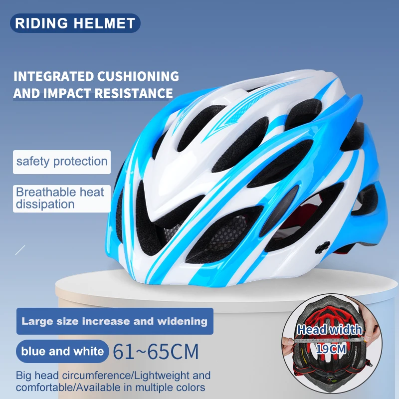 Horntour Großer Kopfumfang 65 cm Fahrradhelm Reiten Licht Racing Straße Fahrradhelm Männer Frauen Outdoor Bicicleta Helm – Detail 22