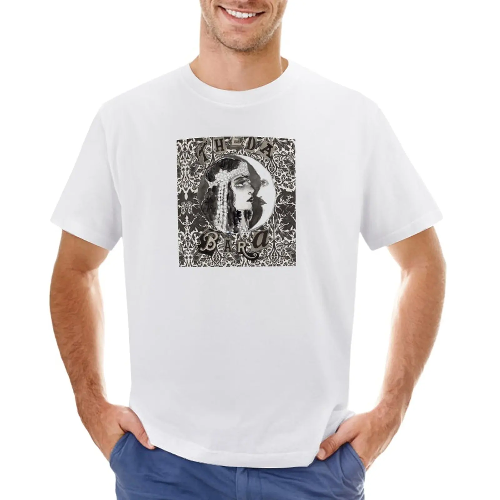 

Theda Bara T-Shirt cute tops korean fashion anime Men's t-shirt