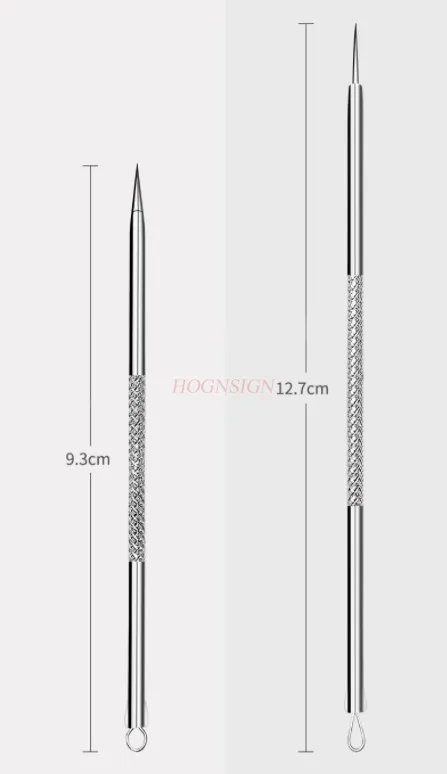 Super Pointed Acne Needle Set Fat Particle Removal Needle Scraping Blackhead Closed Double End Acne Needle