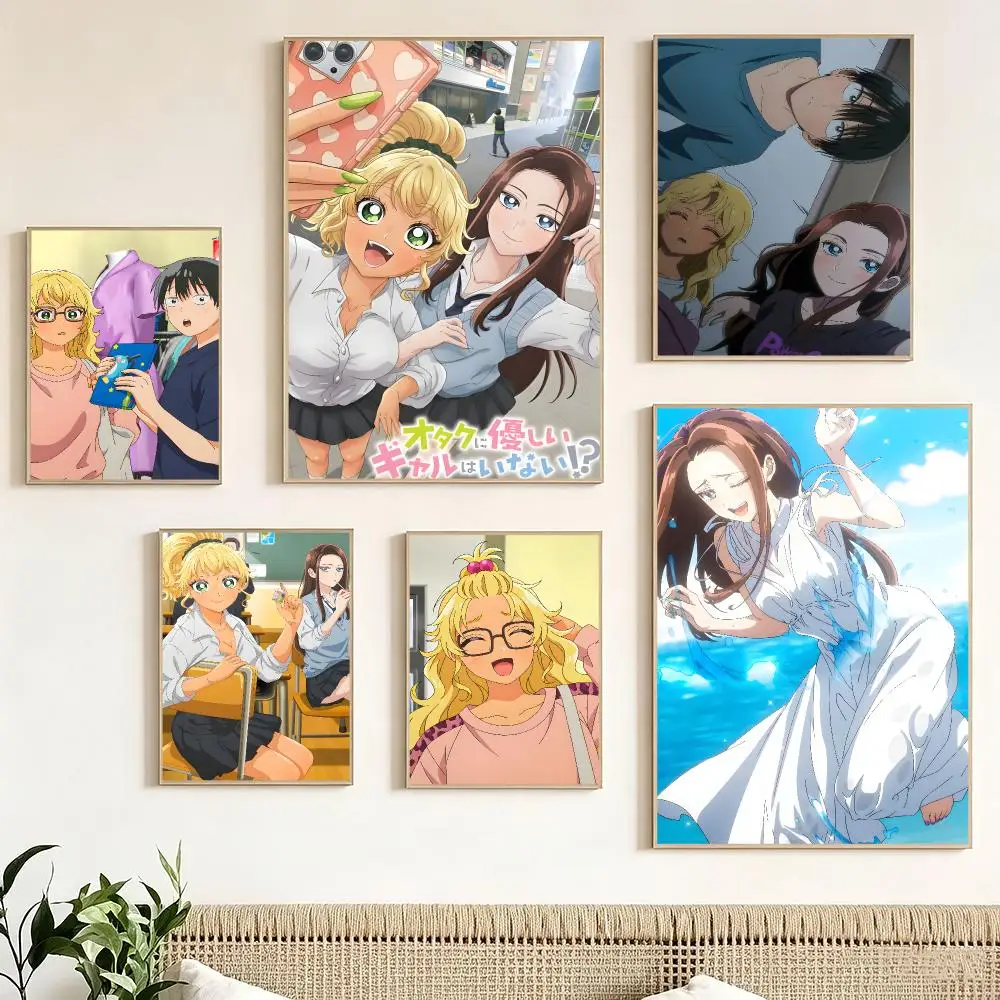 Japanese Anime G-Girls Cant Be Kind to Otaku Poster Print Painting Home Decor for Bedroom Living Room Hallway