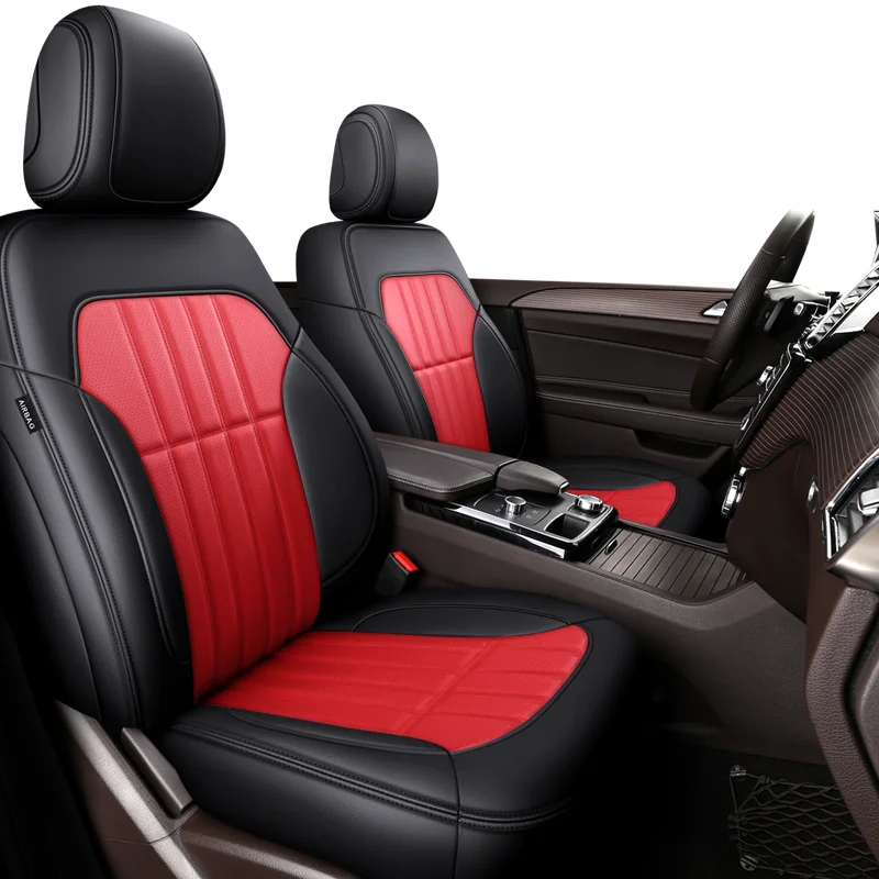 Custom Fit Car Accessories Seat Cover Full Set Middle Perforated Durable Leather Specific for Mercedes Benz W204 W211 W205 W212