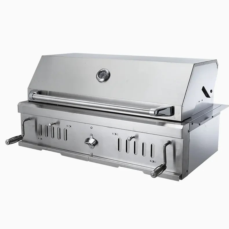 Stainless Steel 304 Built-in Gas Grill With 1 Year Warranty 108x69x51cm