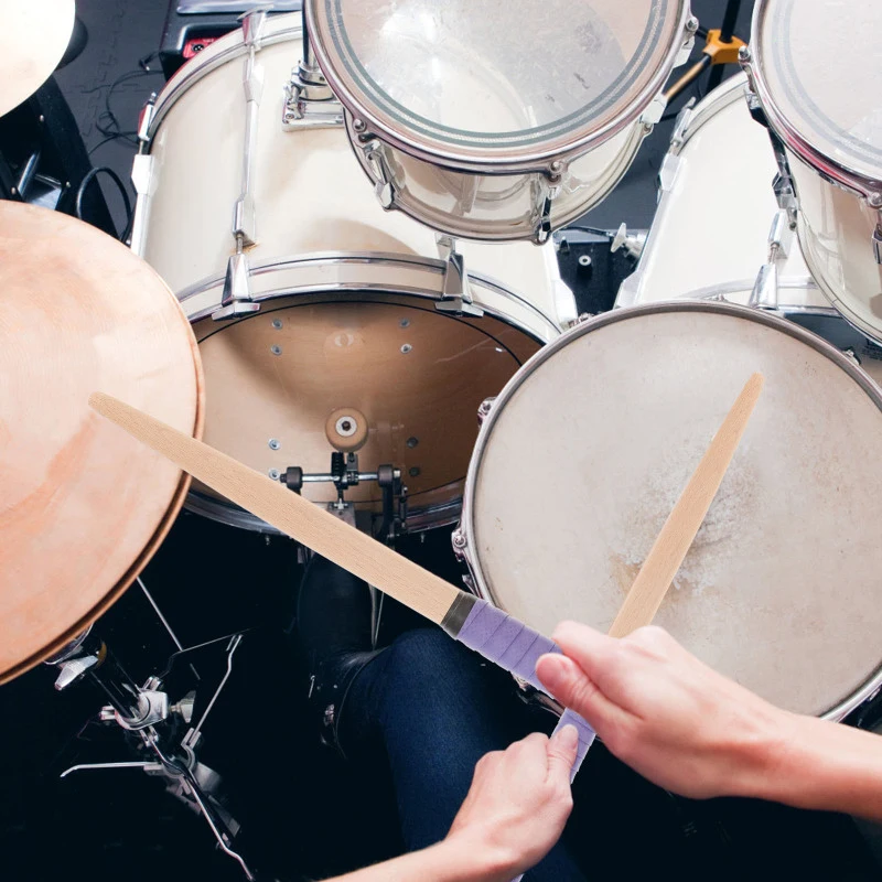 1 par de baquetas antideslizantes absorbidas para el sudor, baquetas antideslizantes, accesorio para instrumentos de percusión