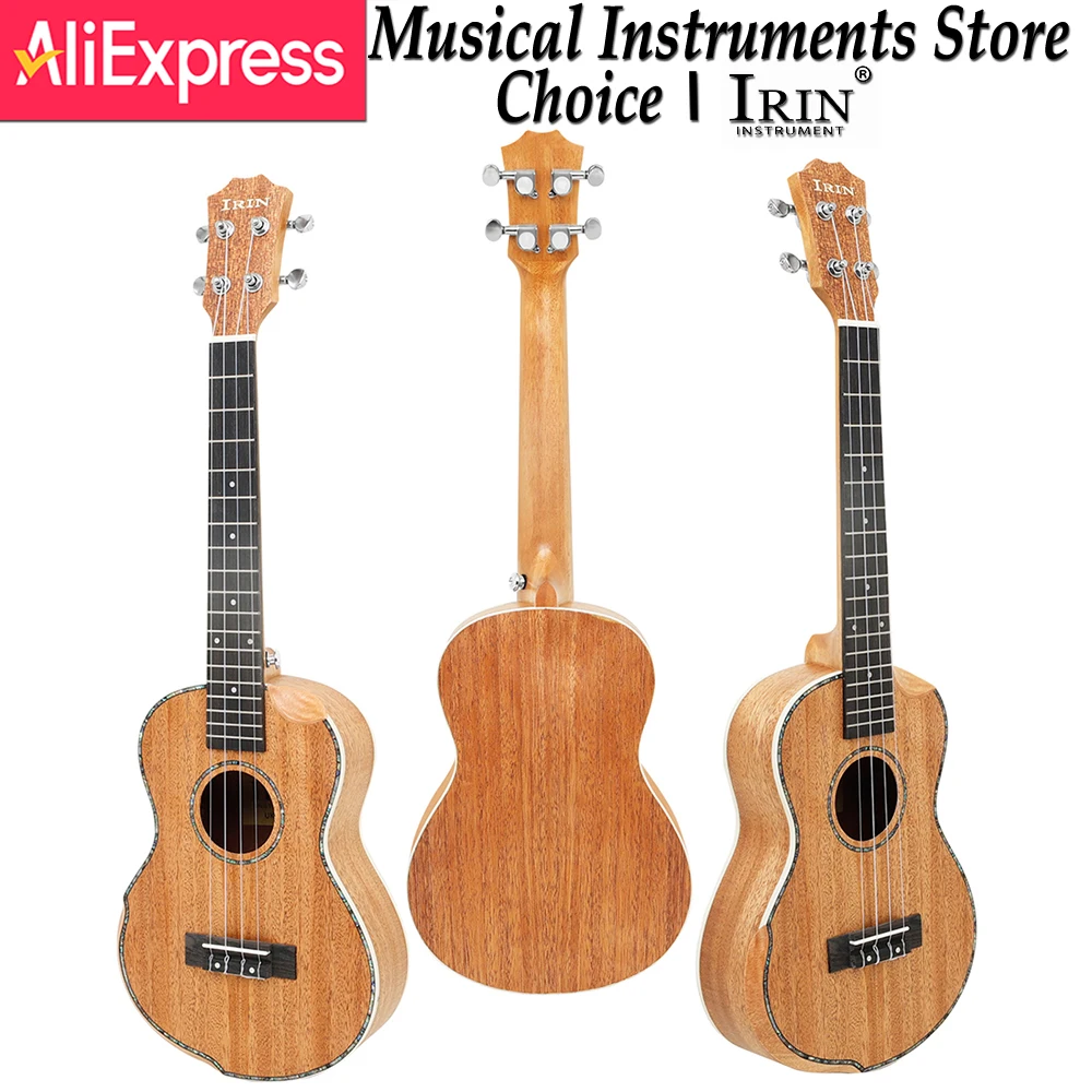 IRIN 26 Inch Ukulele for Beginner Edition Mini Guitar Professional Wooden Body Glossy Strings Satin Finish Music Instrument