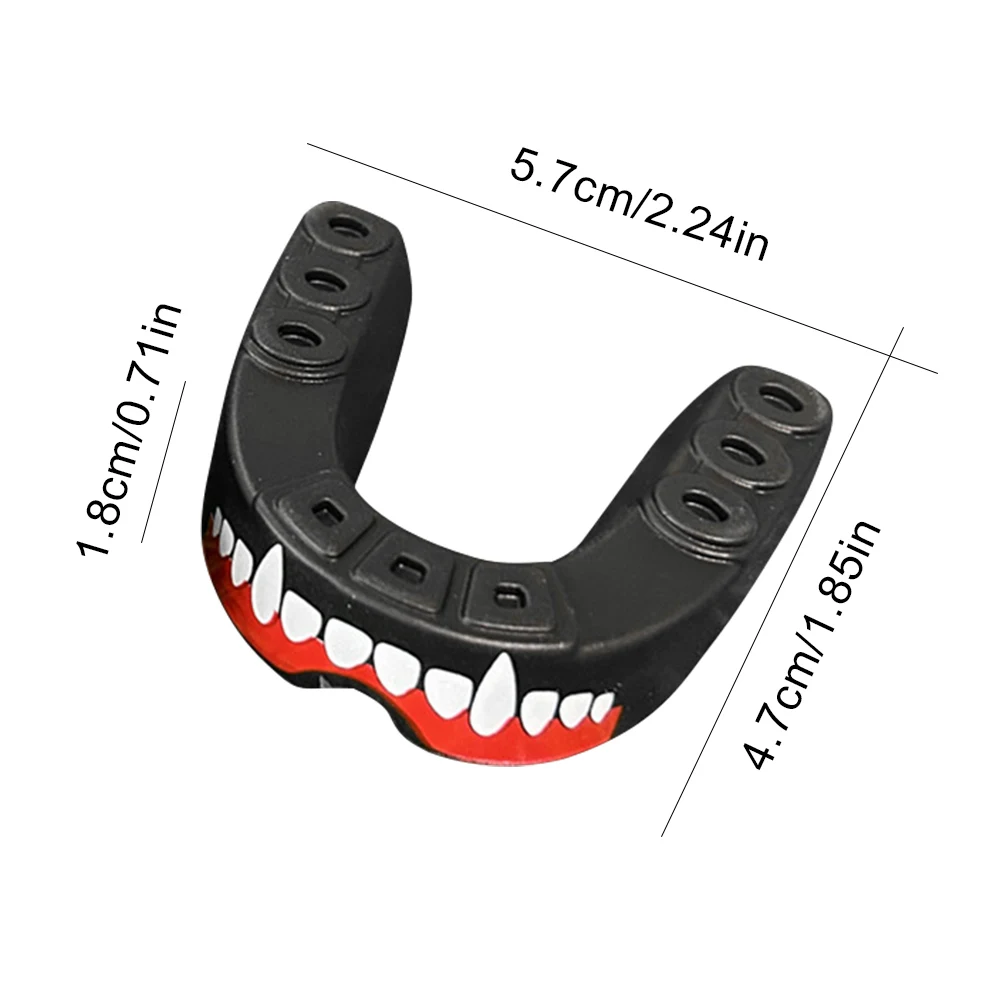 واقي الفم الرياضي، واقي اللثة الممتص للصدمات، واقي أسنان الملاكمة، درع علكة EVA للملاكمة وكرة القدم والكاراتيه